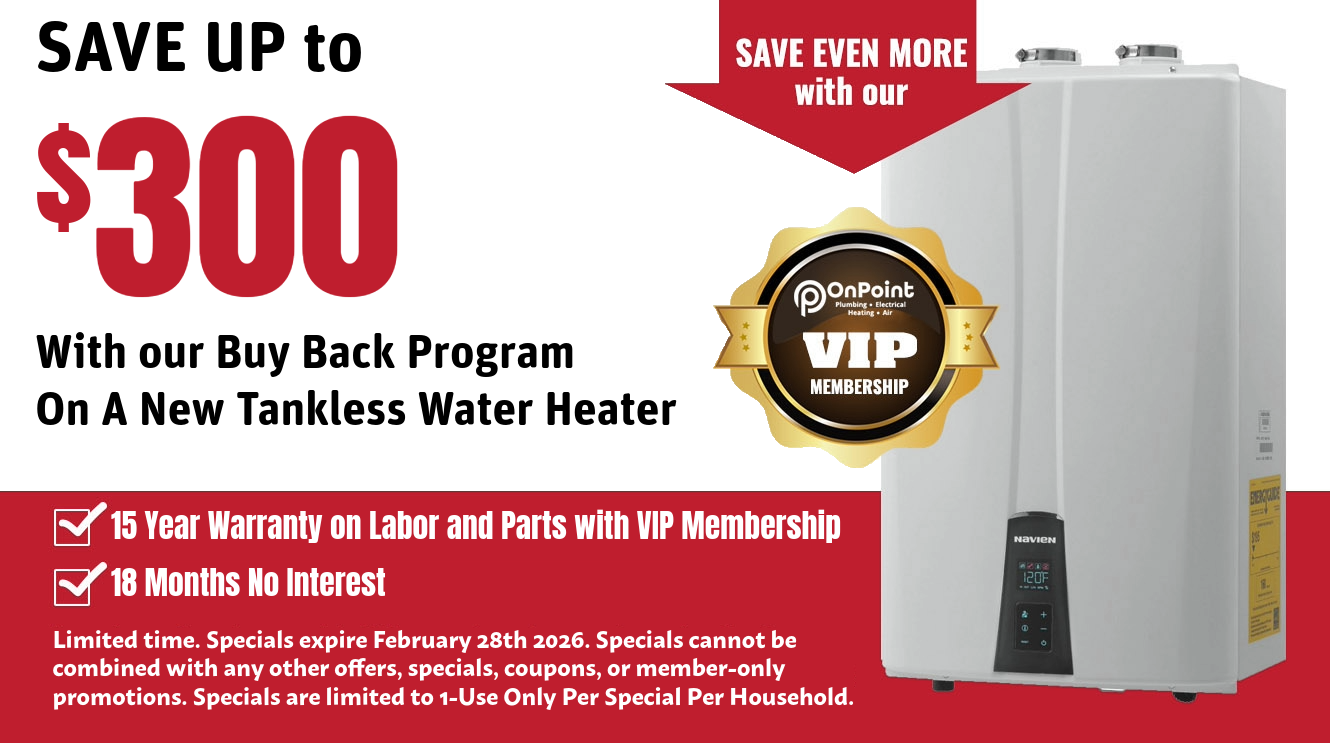 $300 off tankless water heater houston texas